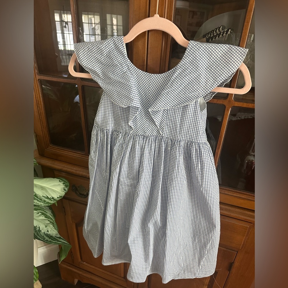 Classic Checkered Kids Dress